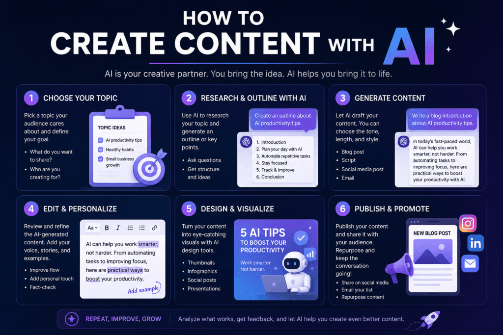 How to Create Content with AI